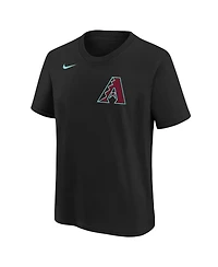 Nike Big Boys and Girls Ketel Marte Black Arizona Diamondbacks Name & Number T-Shirt