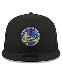 New Era Men's Black Golden State Warriors 2026 Nba Draft Crystal 9FIFTY Snapback Hat