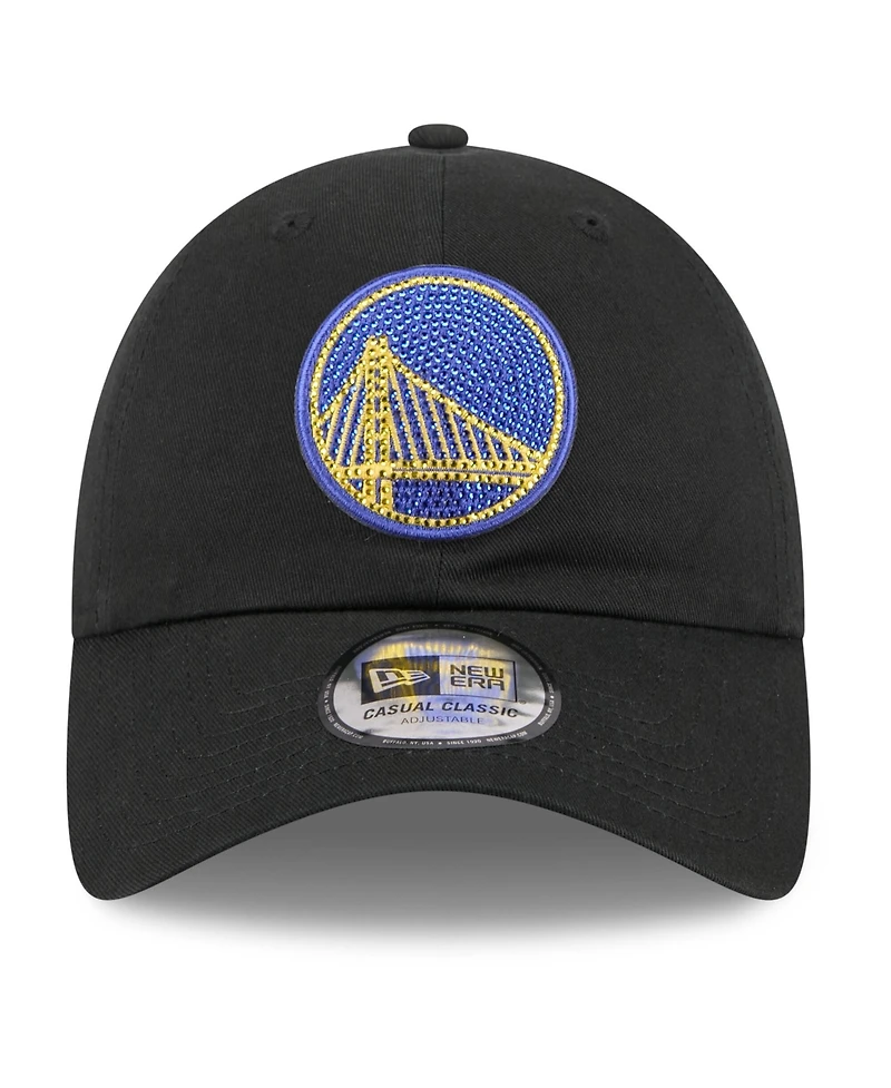 New Era Men's Black Golden State Warriors 2026 Nba Draft Casual Classic Adjustable Hat