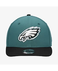 New Era Big Boys and Girls Midnight Green/Black Philadelphia Eagles 2026 Nfl Draft Pre-Curved 9FIFTY Snapback Hat