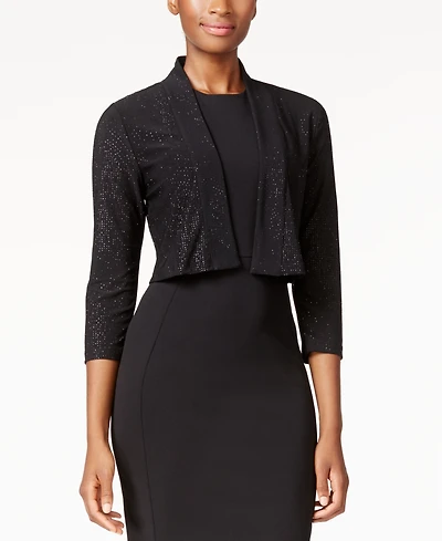 Calvin Klein Open-Front Sparkle Cardigan