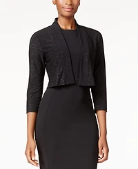 Calvin Klein Open-Front Sparkle Cardigan