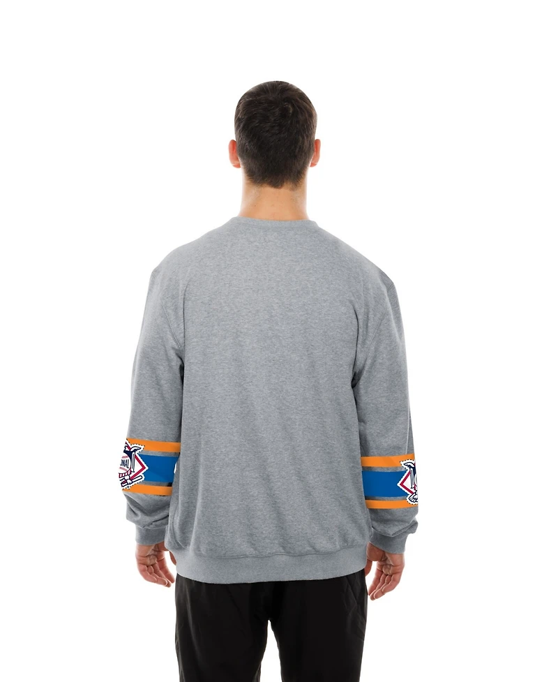New Era Men's Gray York Mets Sport Classics Sweatshirt