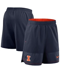 Nike Men's Navy Illinois Fighting Illini Woven Dri-fit Shorts