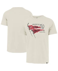 '47 Brand Men's Cream Carolina Hurricanes Journeyman Franklin T-Shirt