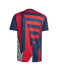 Adidas Men's Blue/Red Bayern Munich 2026/27 Pre-Match Home Training Jersey
