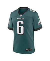 Nike Men's DeVonta Smith Midnight Green Philadelphia Eagles Team Game Jersey