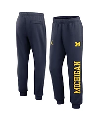 Jordan Men's Navy Michigan Wolverines Primetime Club Fleece Joggers