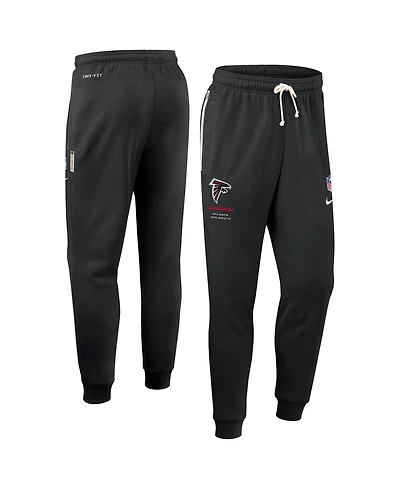 Nike Men's Black Atlanta Falcons Sideline Standard Issue Dri-fit Taper Pants
