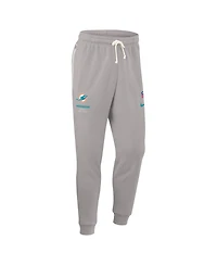 Nike Men's Gray Miami Dolphins Sideline Standard Issue Dri-fit Taper Pants