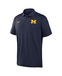 Nike Men's Navy Michigan Wolverines 2026 Sideline Tour Dri-fit Polo Shirt