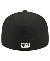 New Era Men's Black Detroit Tigers Americana Bald Eagle Pre-Curved 59FIFTY Fitted Hat