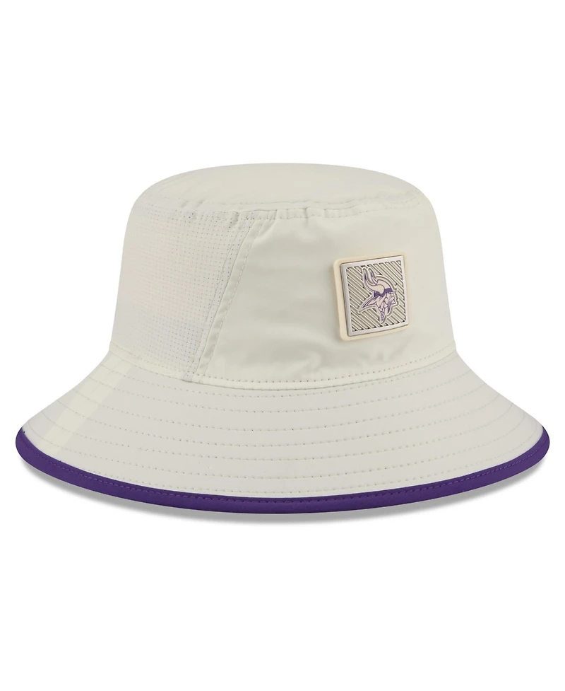 New Era Men's Cream Minnesota Vikings 2026 Nfl Training Camp Sport Bucket Hat