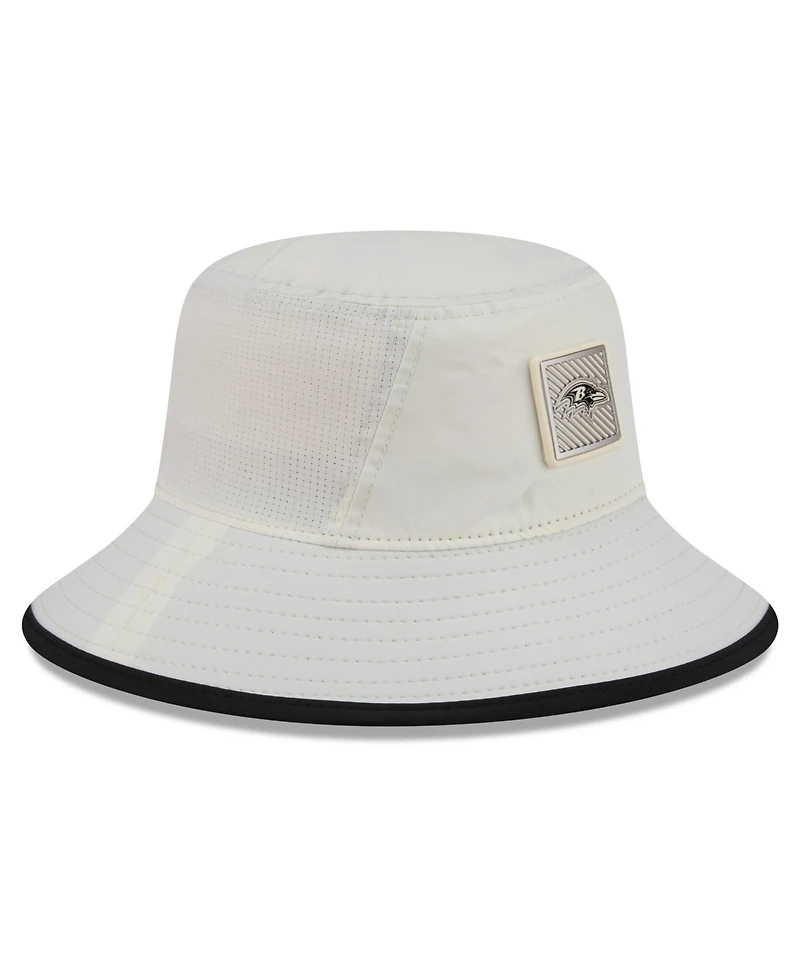 New Era Men's Cream Baltimore Ravens 2026 Nfl Training Camp Sport Bucket Hat