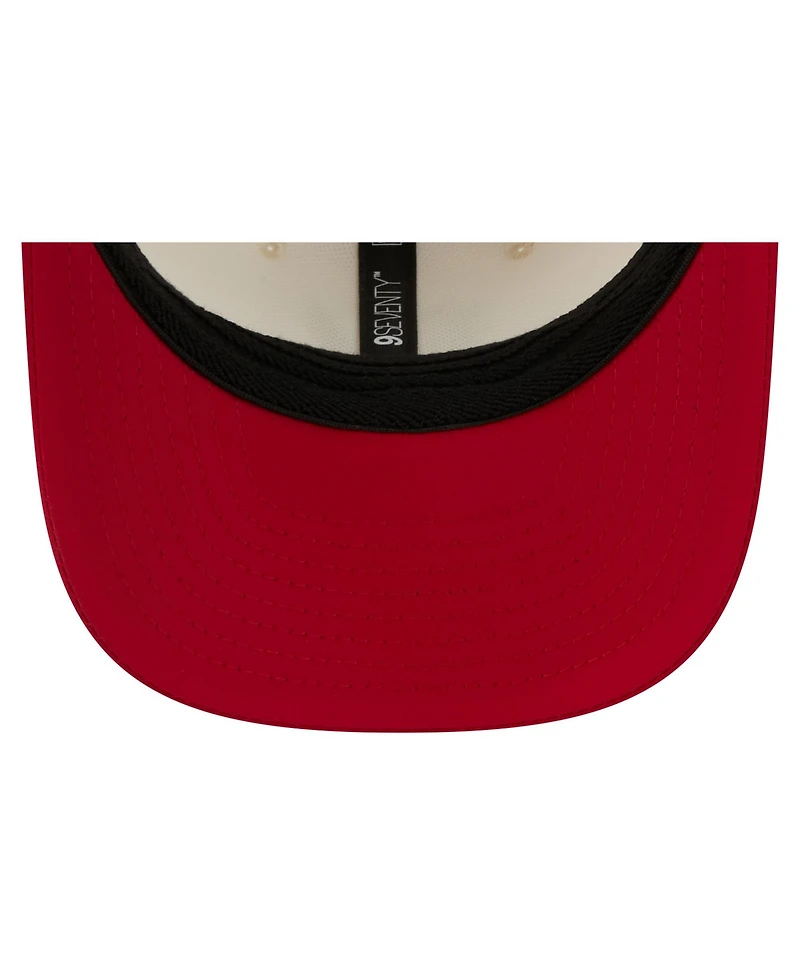 New Era Men's Cream/Scarlet San Francisco 49ers 2026 Nfl Training Camp 9SEVENTY Adjustable Hat