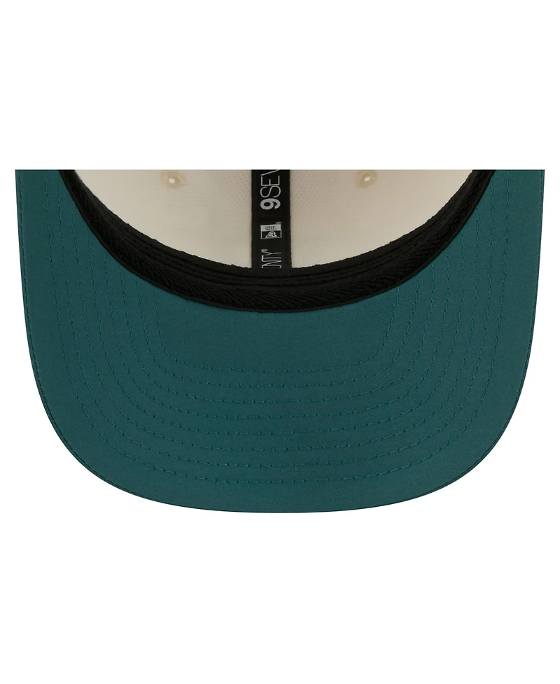 New Era Men's Cream/Midnight Green Philadelphia Eagles 2026 Nfl Training Camp 9SEVENTY Adjustable Hat