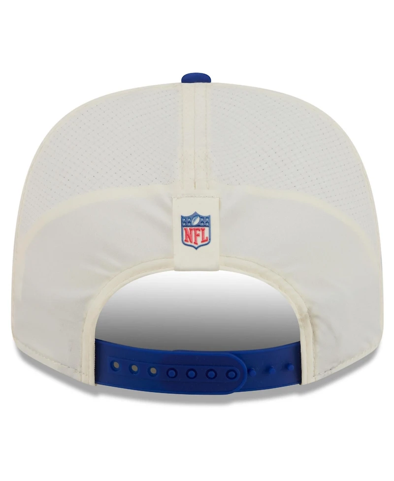 New Era Men's Cream/Royal New York Giants 2026 Nfl Training Camp 9SEVENTY Adjustable Hat