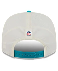 New Era Men's Cream/Aqua Miami Dolphins 2026 Nfl Training Camp 9SEVENTY Adjustable Hat