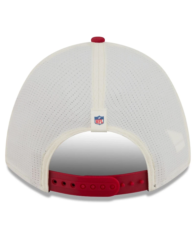 New Era Men's Cream/Red Tampa Bay Buccaneers 2026 Nfl Training Camp 9FORTY Adjustable Hat
