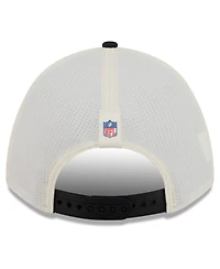 New Era Men's Cream/Black Pittsburgh Steelers 2026 Nfl Training Camp 9FORTY Adjustable Hat