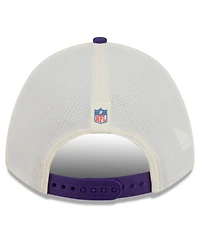 New Era Men's Cream/Purple Minnesota Vikings 2026 Nfl Training Camp 9FORTY Adjustable Hat