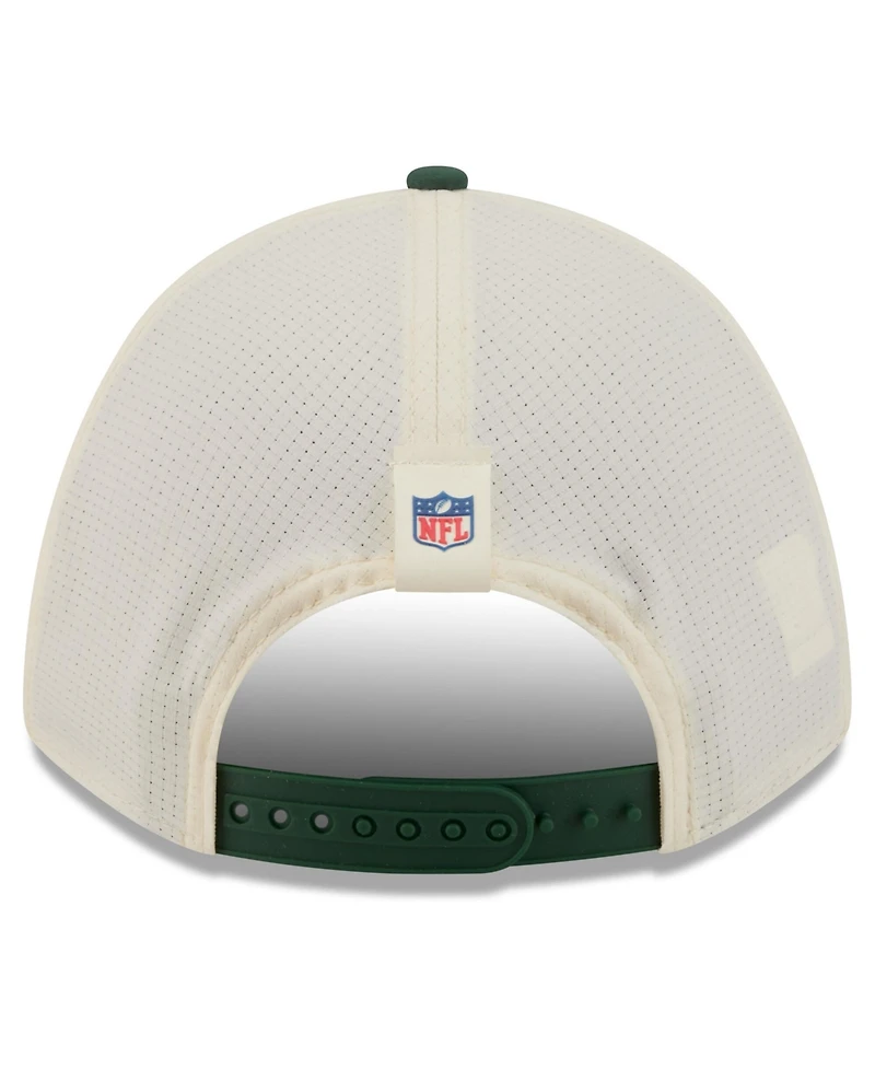 New Era Men's Cream/Green Bay Packers 2026 Nfl Training Camp 9FORTY Adjustable Hat