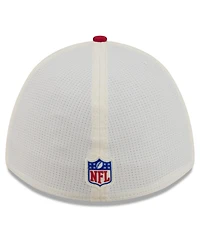 New Era Men's Cream/Scarlet San Francisco 49ers 2026 Nfl Training Camp 39THIRTY Flex Hat