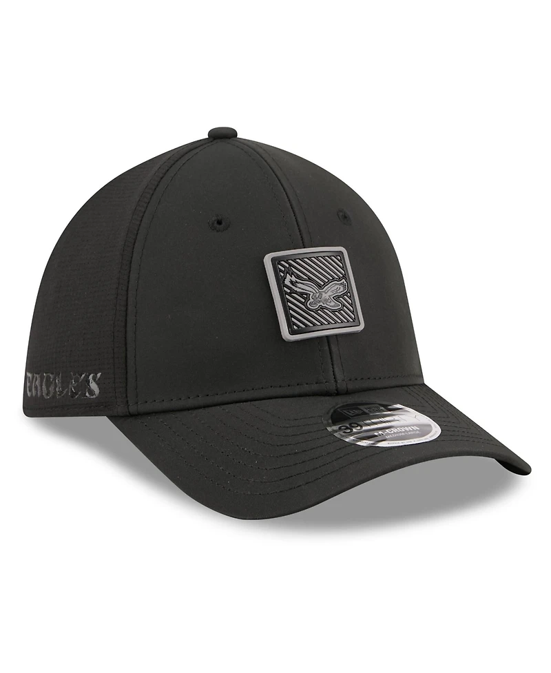 New Era Men's Black Philadelphia Eagles 2026 Nfl Training Camp 39THIRTY Flex Hat