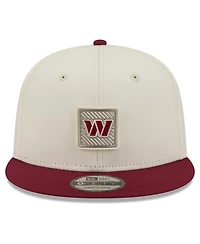 New Era Men's Cream/Burgundy Washington Commanders 2026 Nfl Training Camp 9FIFTY Snapback Hat