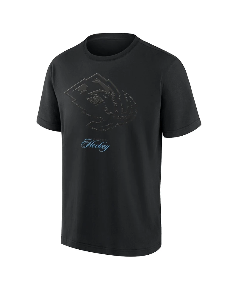 Fanatics Men's Utah Mammoth Blackout Heavyweight T-Shirt