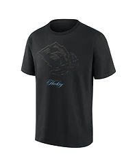 Fanatics Men's Utah Mammoth Blackout Heavyweight T-Shirt