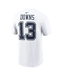 Nike Men's Caleb Downs White Dallas Cowboys 2026 Nfl Draft Name & Number T-Shirt