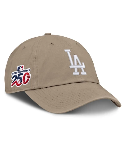 Nike Men's Khaki Los Angeles Dodgers Celebrating America's 250th Club Adjustable Hat