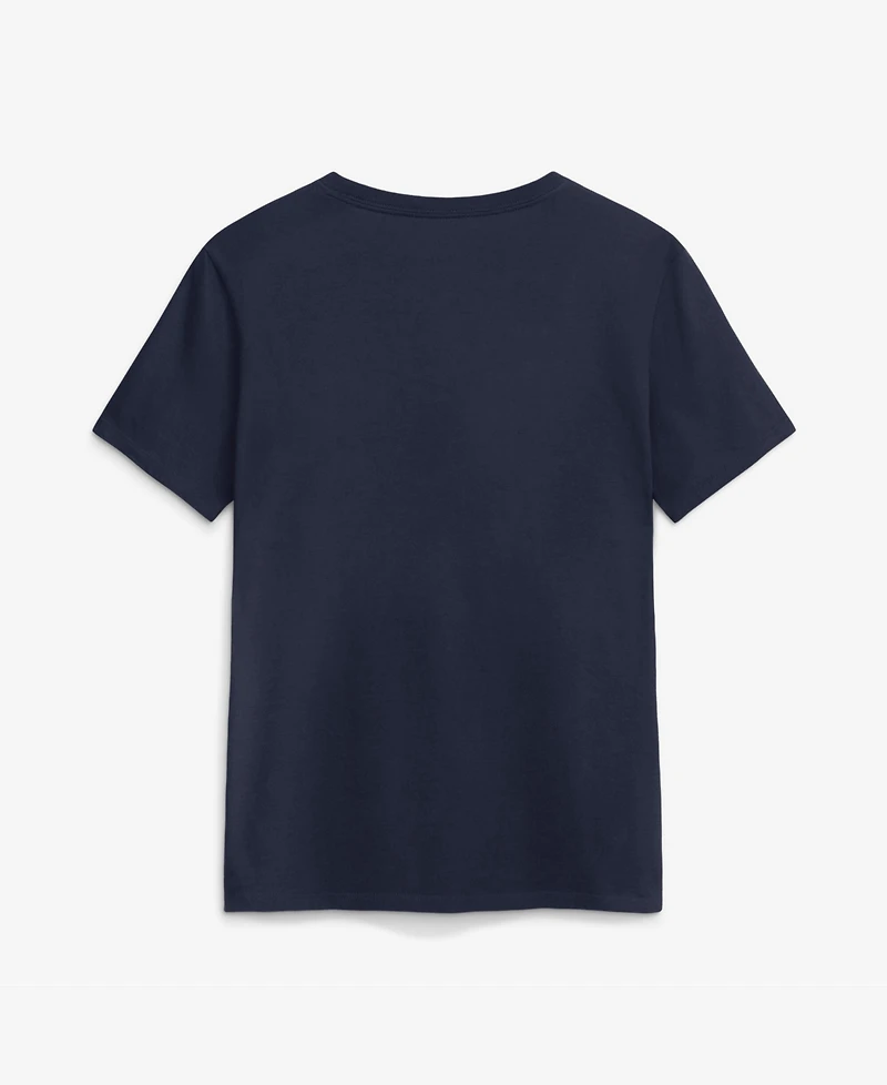 Jordan Women's Navy Michigan Wolverines Script Mantra Logo T-Shirt