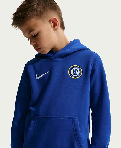 Nike Big Boys and Girls Blue Chelsea Club Hoodie