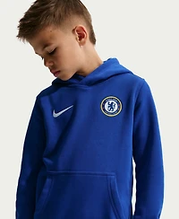 Nike Big Boys and Girls Blue Chelsea Club Hoodie