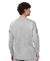 Starter Men's Heather Gray/Green Athletics Two-Pack Long Sleeve Short T-Shirt Set