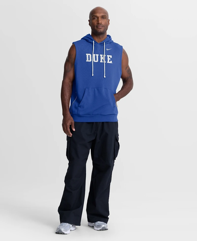Nike Men's Royal Duke Blue Devils 2026 Sideline Sleeveless Dri-fit Hoodie