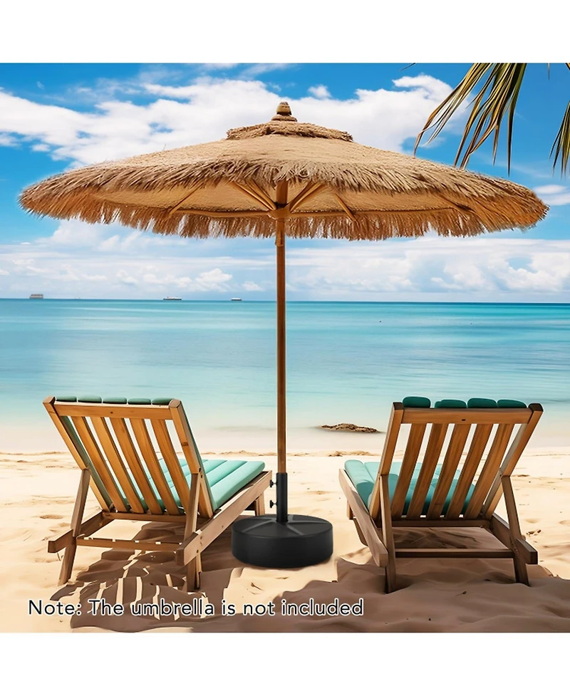 Gouun Fillable Patio Umbrella Base with 88 lb Capacity