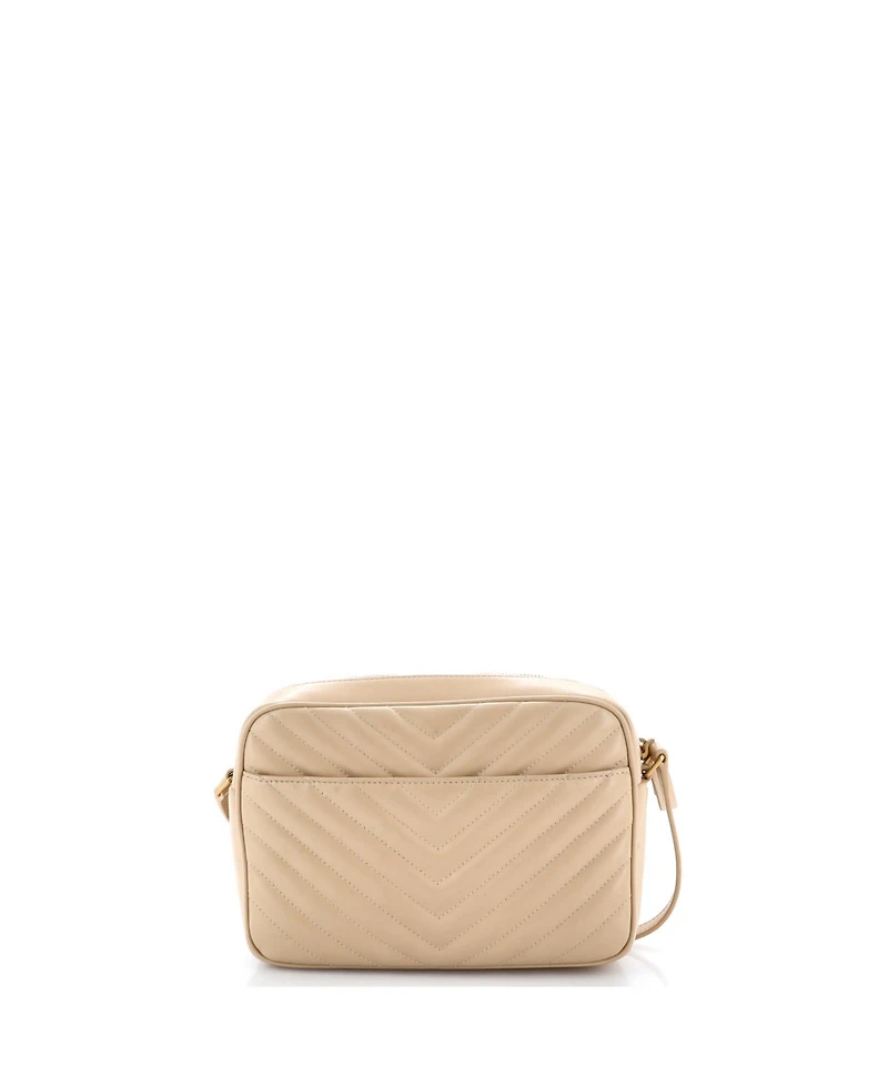 Pre-Owned Saint Laurent Small Lou Camera Bag Matelasse Chevron Leather