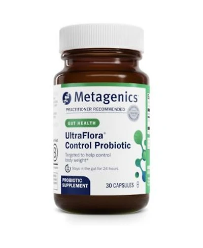 Metagenics Ultraflora Control Probiotic Supplement Shelf Stable Formula With Prebiotics Supports Healthy Gut Microbiome Weight 30 Servings
