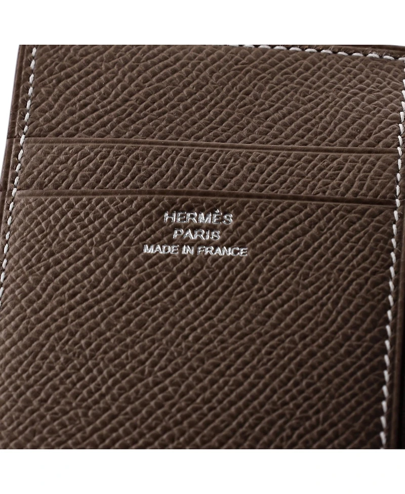 Pre-Owned HERMES MC2 Euclide Card Holder Case Leather