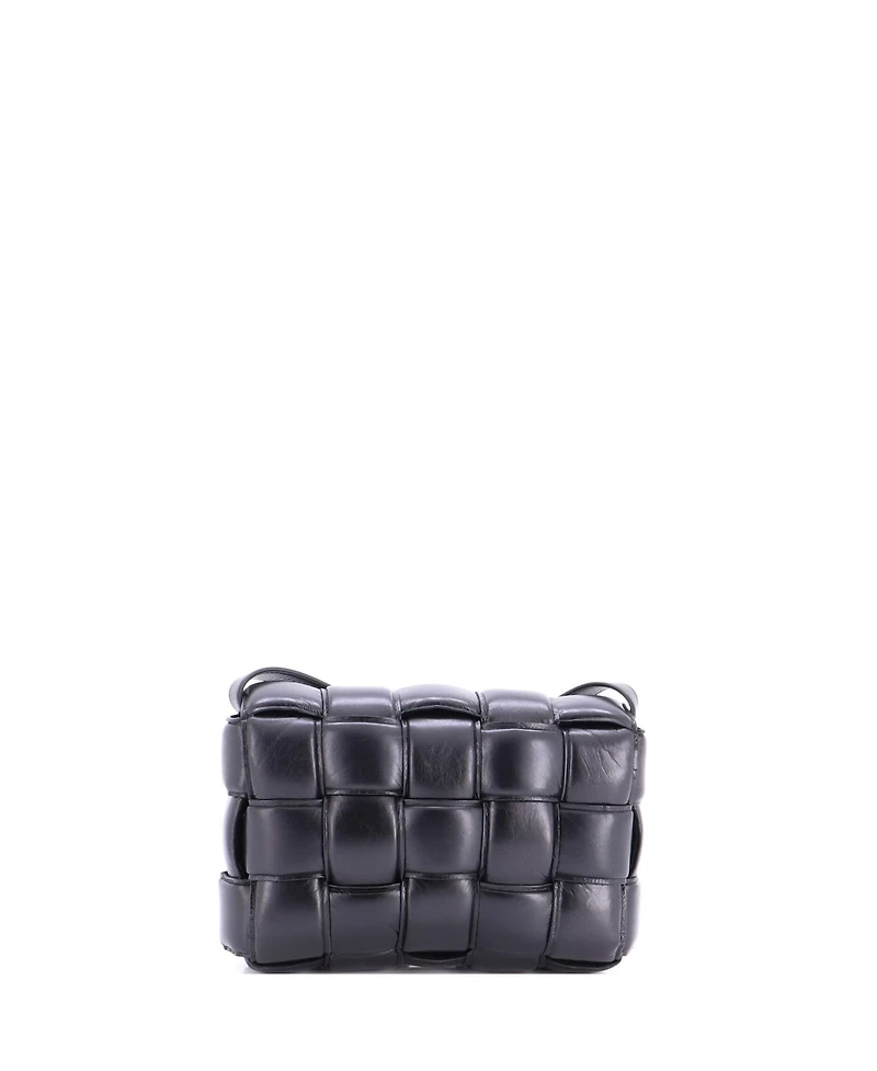 Pre-Owned Bottega Veneta Cassette Crossbody Bag Padded Maxi Intrecciato Leather
