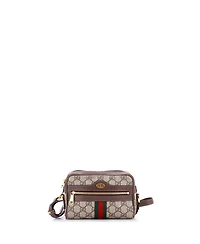 Pre-Owned Gucci Mini Ophidia Shoulder Bag Gg Coated Canvas