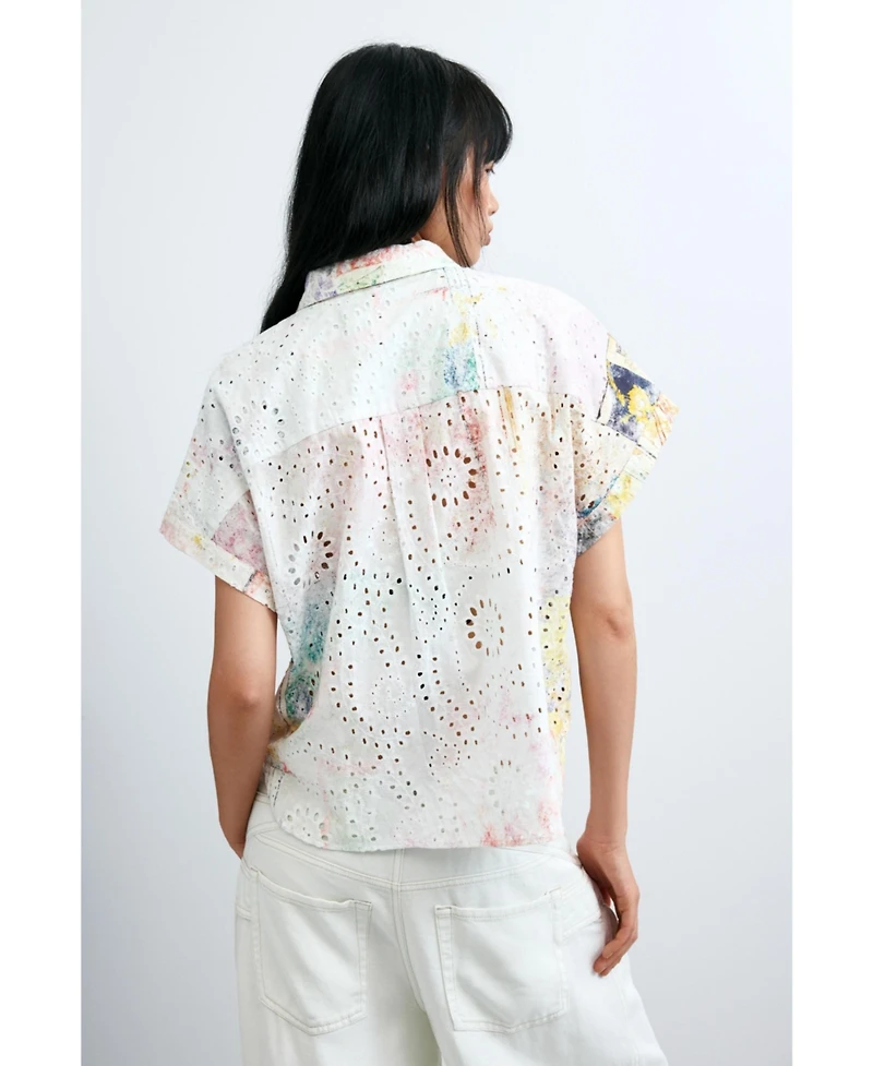 Desigual Women's Short-sleeve cotton shirt