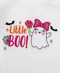 Baby Essentials Girls' Little Boo Bodysuit, Skirts, Leg Warmers and Headband, 4-Piece Set