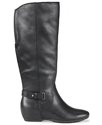 Baretraps Women's Paullina Zipper Tall Round Toe Boots