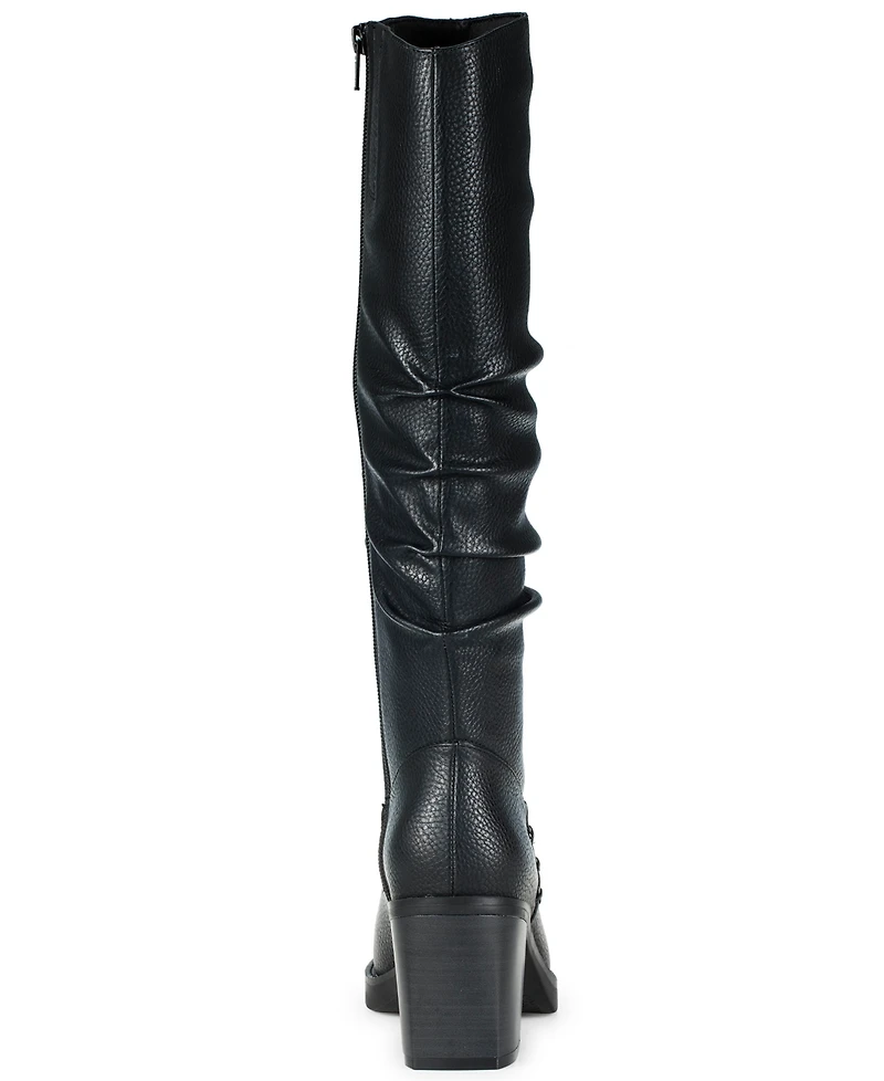 Baretraps Women's Gingee Zipper Tall Square Toe Boots
