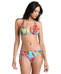 La Blanca Women's Sunset Botantica V-Neck Triangle Bikini Top