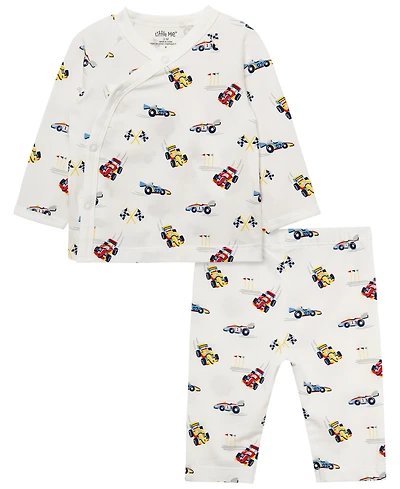 Little Me Baby Boys' Long-Sleeve Top and Pants, 2-Piece Set